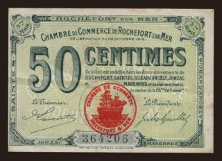 Rochefort, 50 centimes, 1915