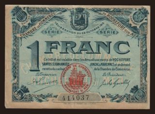 Rochefort, 1 franc, 1915