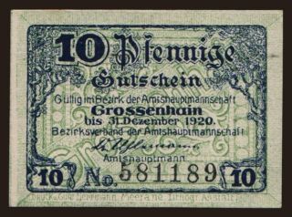 Grossenhain, 10 Pfennig, 1920