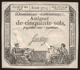 50 sols, 1793