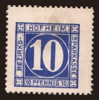 Hofheim, 10 Pfennig, 1921