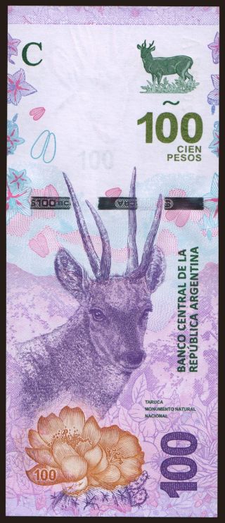100 pesos, 2018