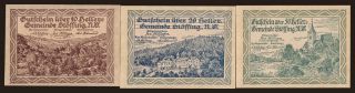 Stössing, 10, 20, 50 Heller, 1920