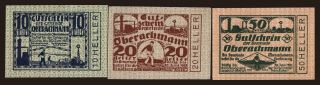 Oberachmann, 10, 20, 50 Heller, 1920