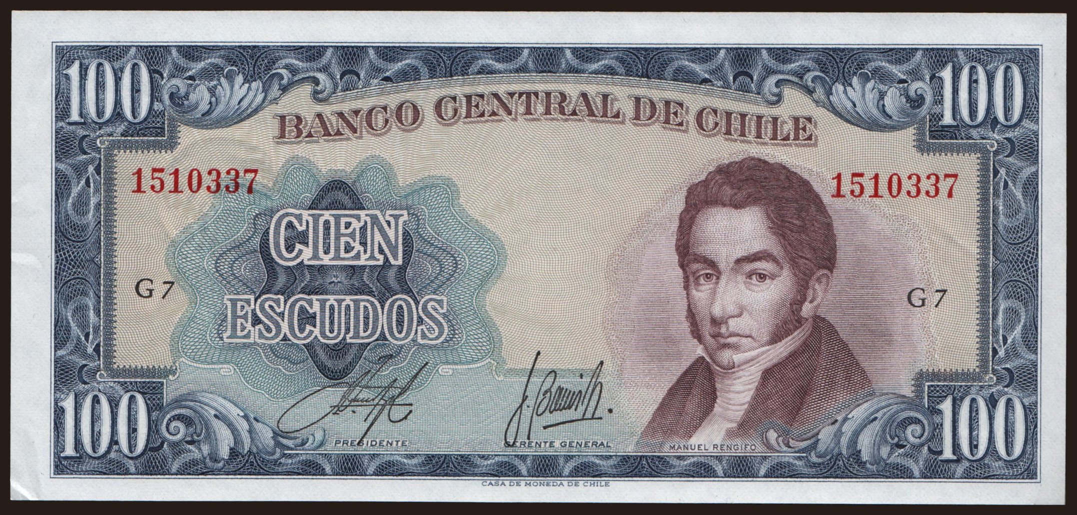 100 escudos, 1962