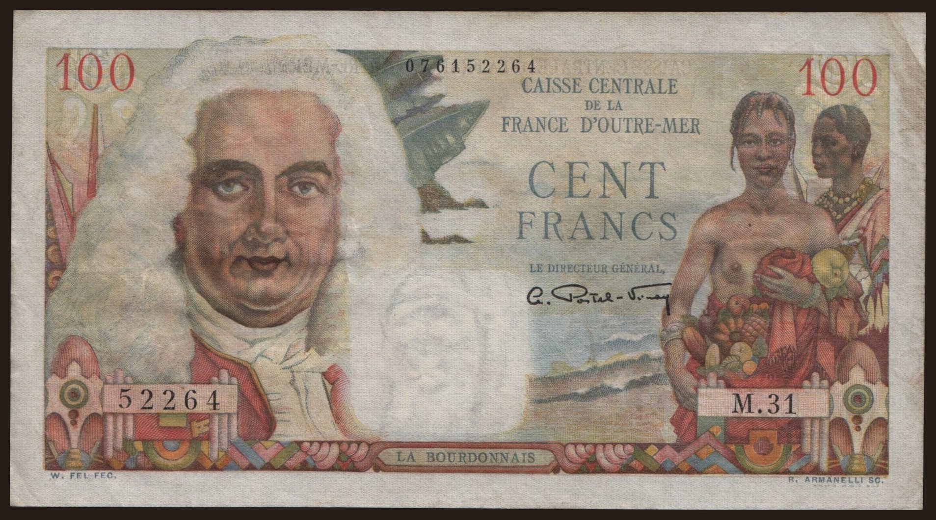 100 francs, 1947