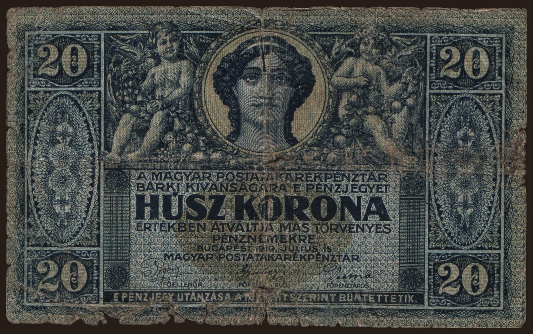 20 korona, 1919