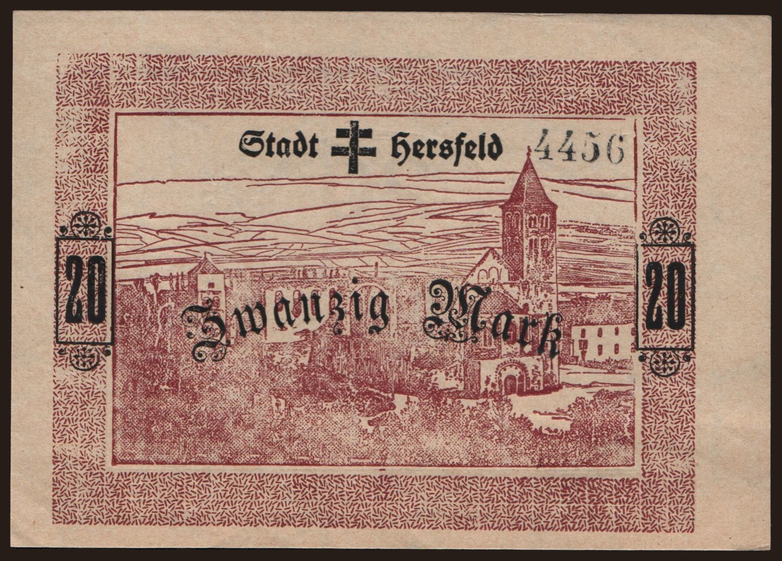 Hersfeld/ Stadt, 20 Mark, 1918