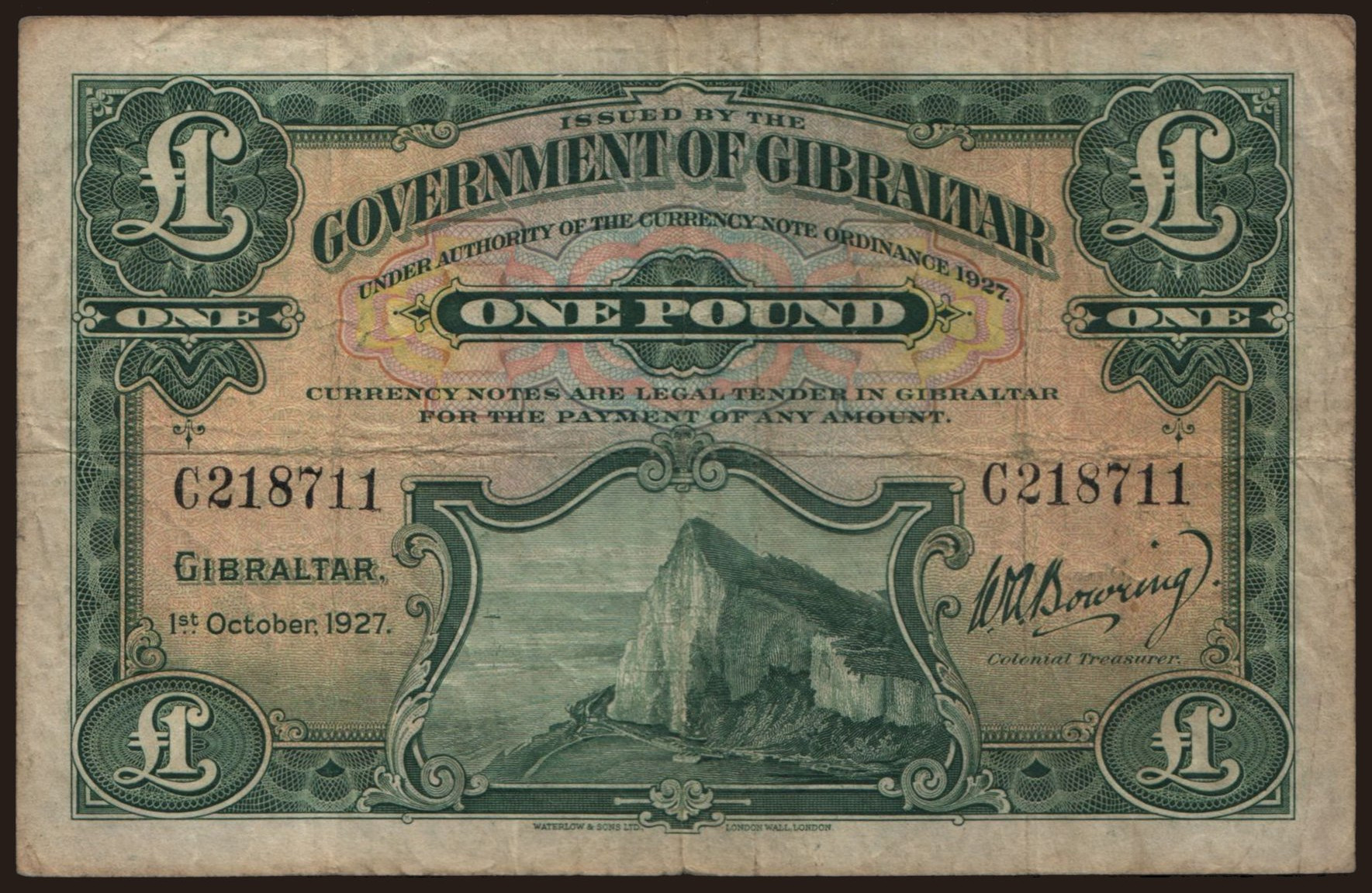1 pound, 1927