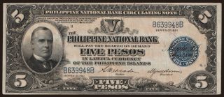 5 pesos, 1921
