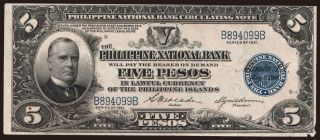 5 pesos, 1921