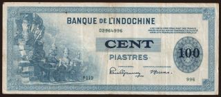 100 piastres, 1945