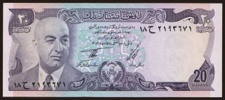 20 afghanis, 1973