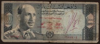 1000 afghanis, 1961