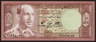 10 afghanis, 1961