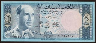 20 afghanis, 1961