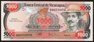 5000 cordobas, 1988