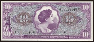 MPC, 10 dollars, 1969