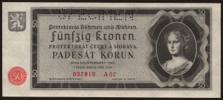 50 korun, 1940