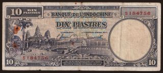 10 piastres, 1947