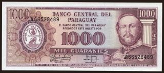 1000 guaranies, 1952