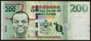 200 emalangeni, 2010