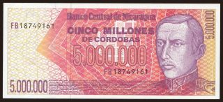 5.000.000 cordobas, 1990