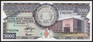 5000 francs, 1995