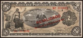 Gobierno Provisional de Mexico, 1 peso, 1914