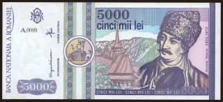 5000 lei, 1992