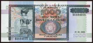 1000 francs, 2006