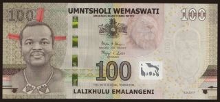 100 emalangeni, 2017