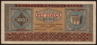 5000 kuna, 1943