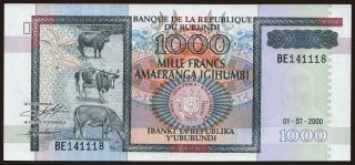 1000 francs, 2000
