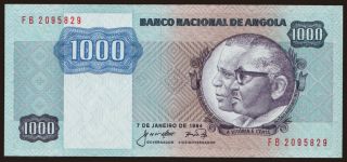 1000 kwanzas, 1984