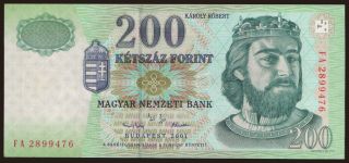 200 forint, 2001