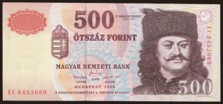 500 forint, 1998