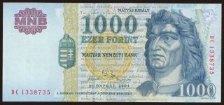 1000 forint, 2004