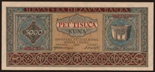 5000 kuna, 1943