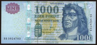 1000 forint, 2011