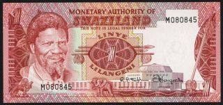 1 lilangeni, 1974