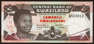 2 emalangeni, 1992