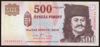 500 forint, 2010