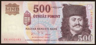 500 forint, 2006