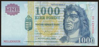 1000 forint, 2000