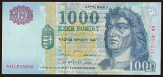 1000 forint, 2000