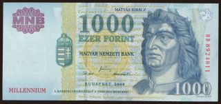 1000 forint, 2000