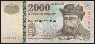 2000 forint, 2010