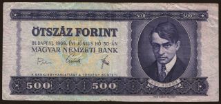 500 forint, 1969