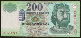 200 forint, 1998